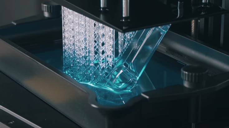 Печать детали на фотополимерном 3D-принтере